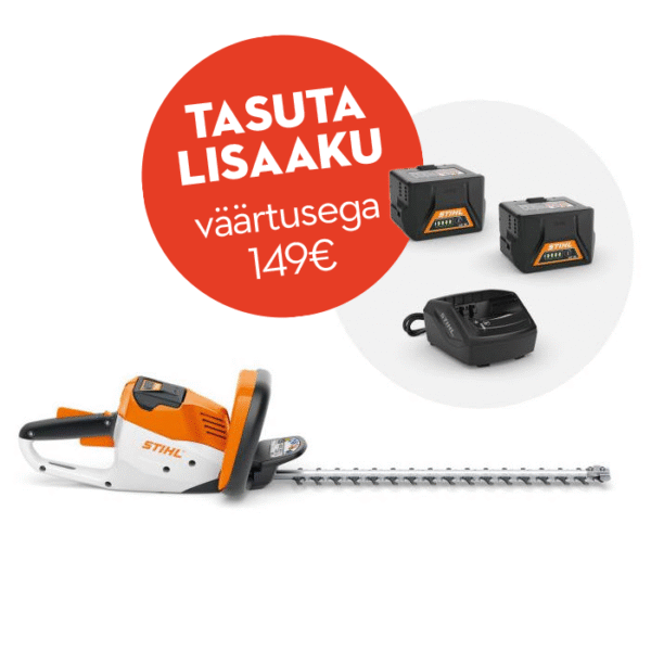 Akuhekipügaja STIHL HSA 56
  Compact KOMPLEKT