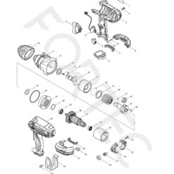 Makita DTW450Z varuosad