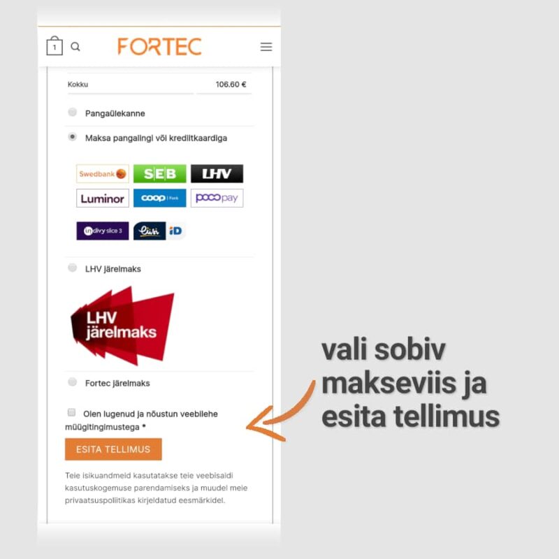 Fortec e-pood