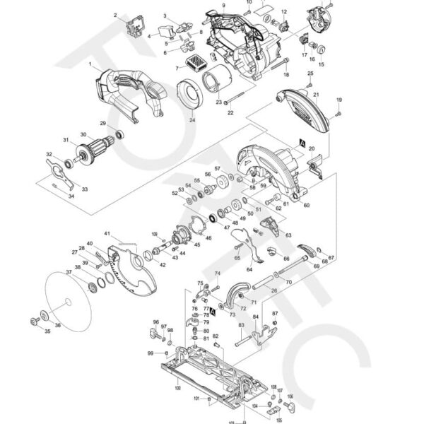 Makita DHS630Z varuosad