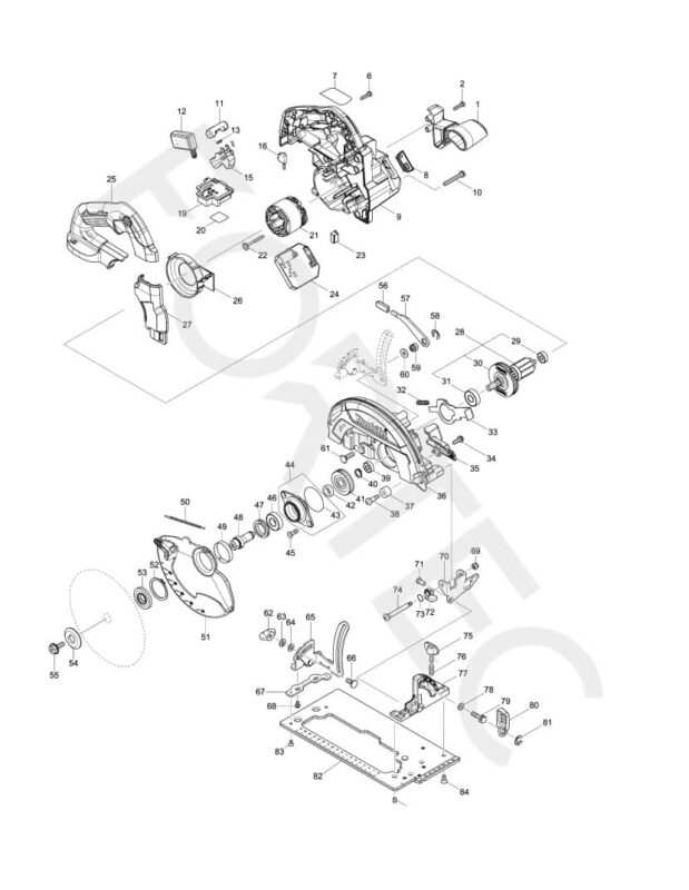 Makita DHS660Z varuosad
