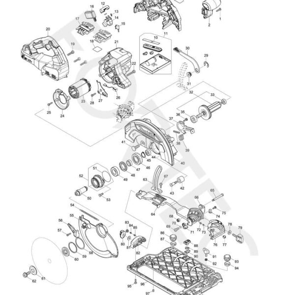 Makita DHS782Z varuosad