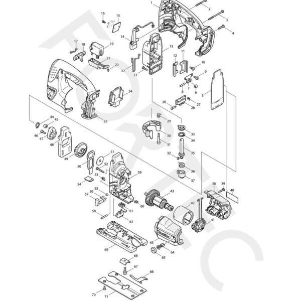 Makita DJV180Z varuosad