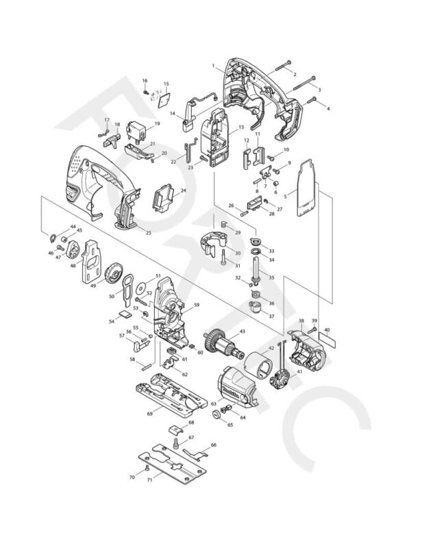 Makita DJV180Z varuosad