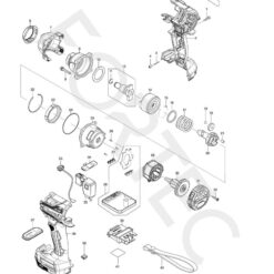 Makita DTW300Z varuosad