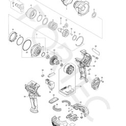 Makita DTW700Z varuosad