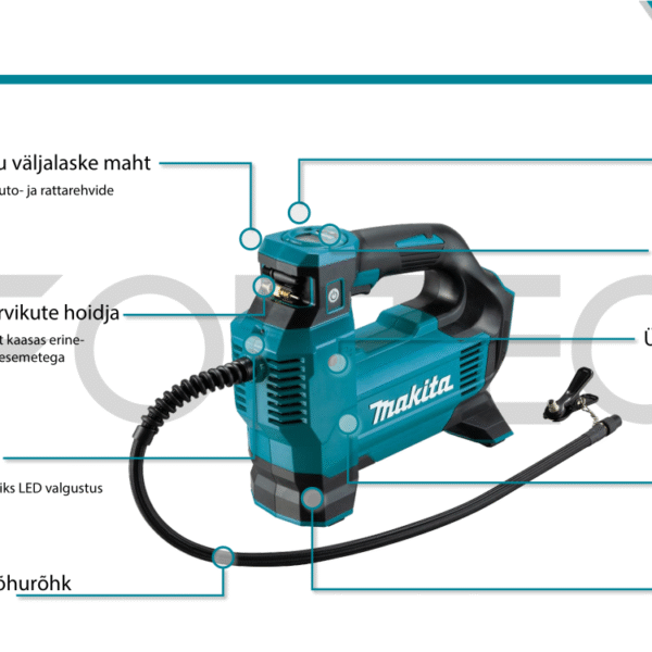 Alternative view of Akupump Makita DMP181Z 18V