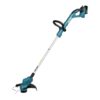 Akutrimmer Makita DUR193Z on kompaktne ja mugavalt käepärane trimmer elamute aedade ja muude haljasalade muru niitmiseks ja viimistlemiseks.