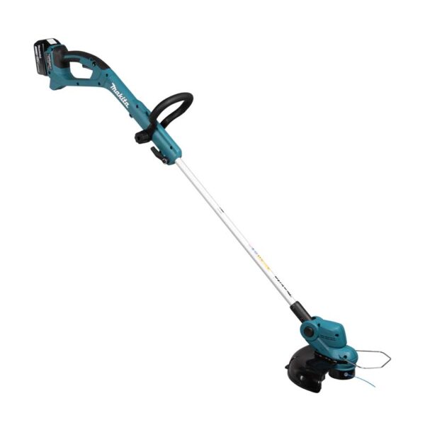 Akutrimmer Makita DUR193Z on kompaktne ja mugavalt käepärane trimmer elamute aedade ja muude haljasalade muru niitmiseks ja viimistlemiseks.