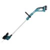 Akutrimmer Makita DUR193Z on kompaktne ja mugavalt käepärane trimmer elamute aedade ja muude haljasalade muru niitmiseks ja viimistlemiseks.