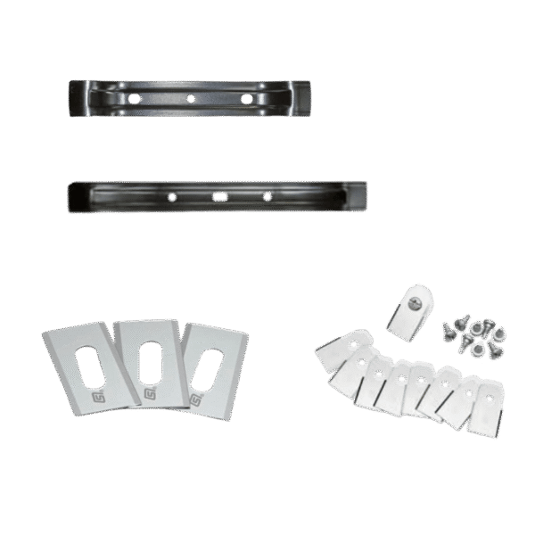 Robotniidukite lõiketerad ja kinnitused