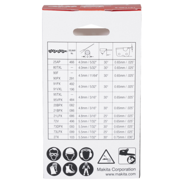 Saekett MAKITA 325" 1,1mm 30cm/12" 51H 80TXL