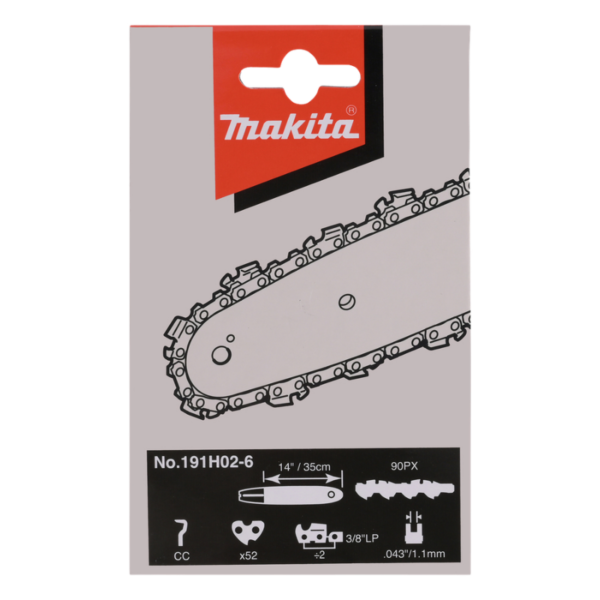 Saekett MAKITA 3/8" 1,1mm 35cm/14" 52H SC 90PX